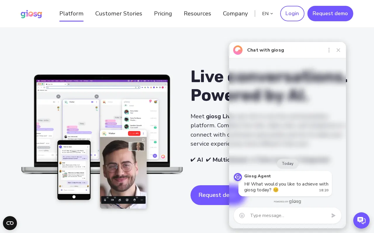 giosg — preview screenshot