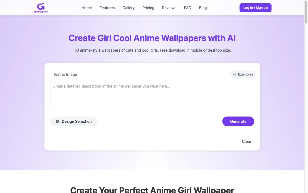 Girl Cool Anime Wallpaper — preview screenshot