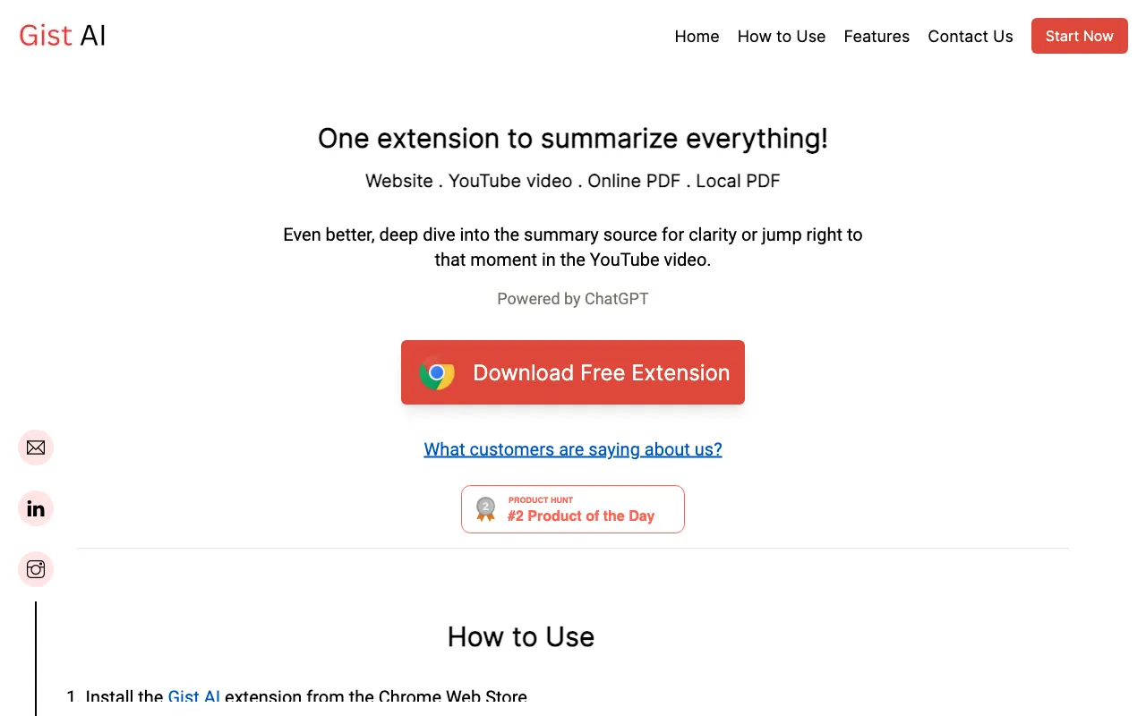 Gist AI — preview screenshot