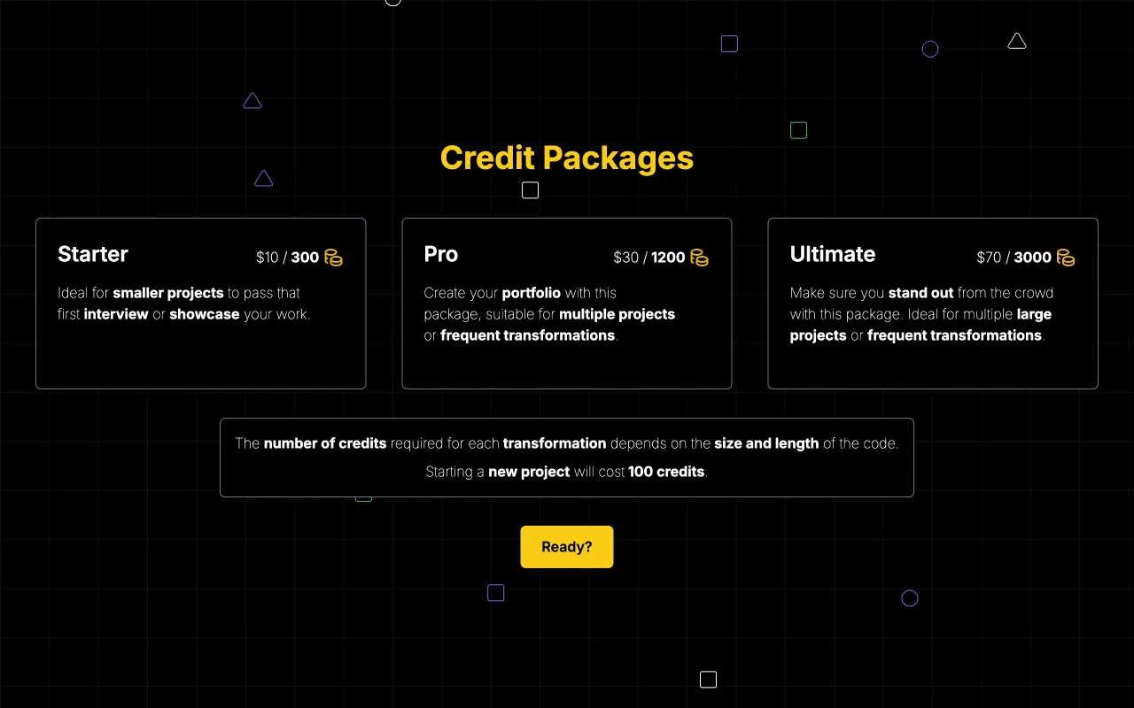 GitCase.dev — pricing page