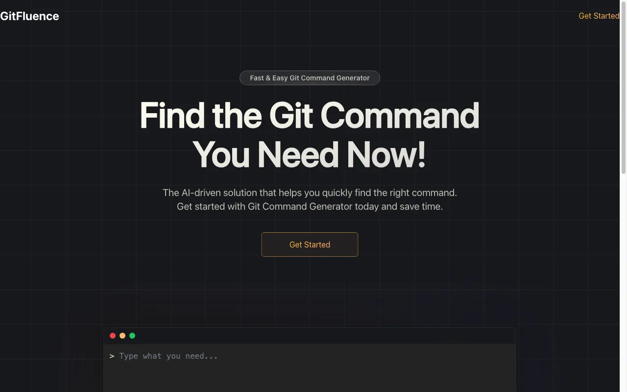 GitFluence — preview screenshot