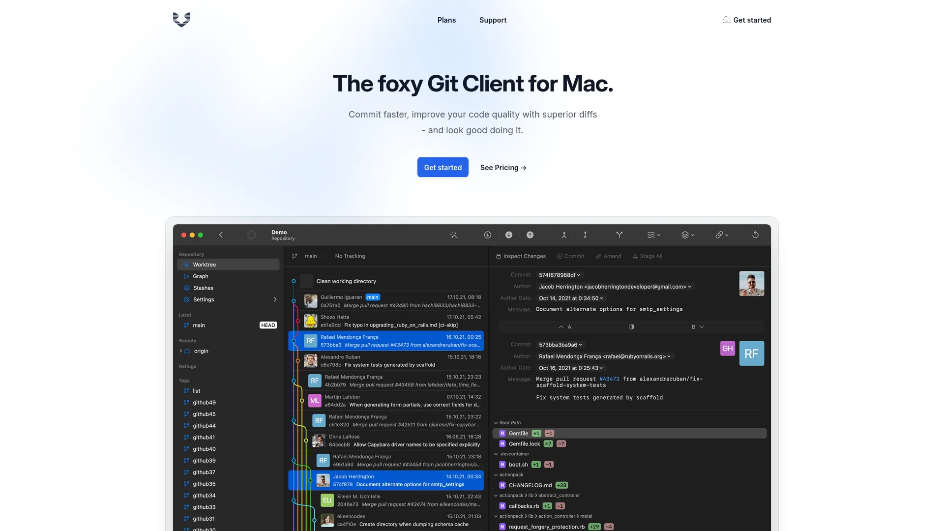 Gitfox — preview screenshot