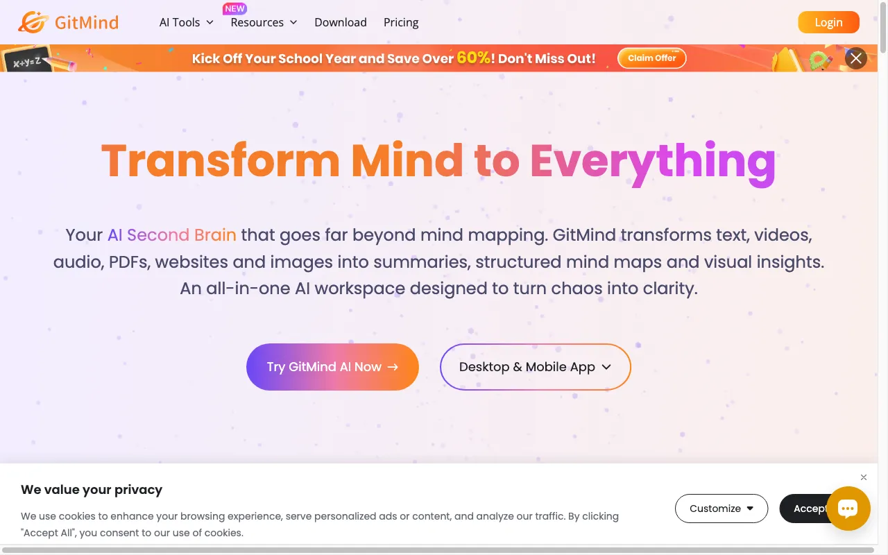 GitMind AI — preview screenshot