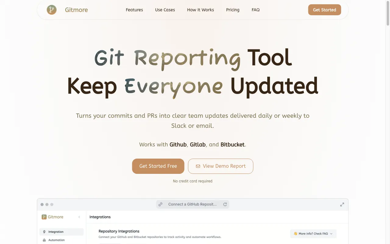 Gitmore — preview screenshot