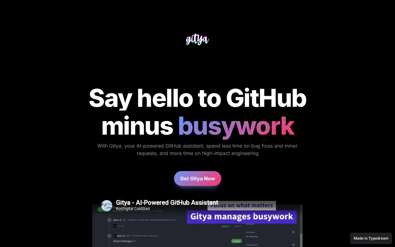 Gitya — preview screenshot