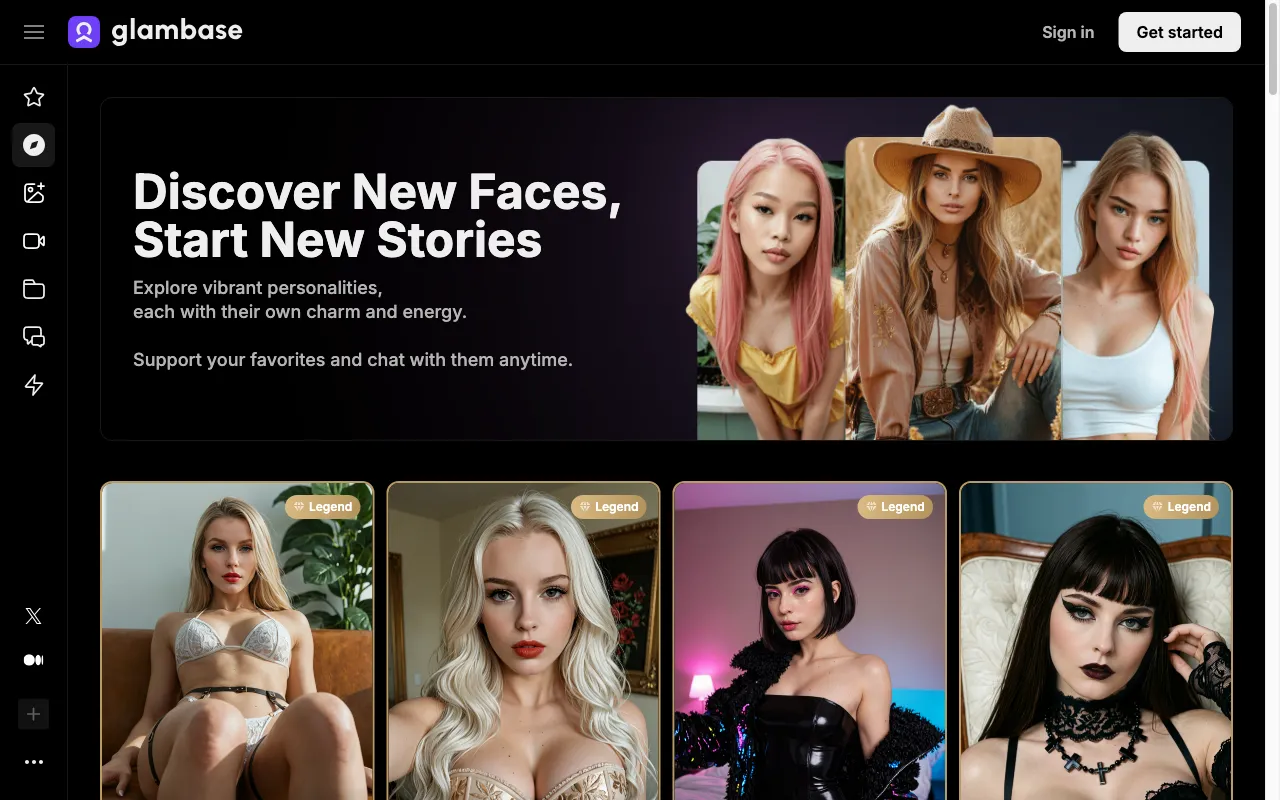 Glambase — preview screenshot