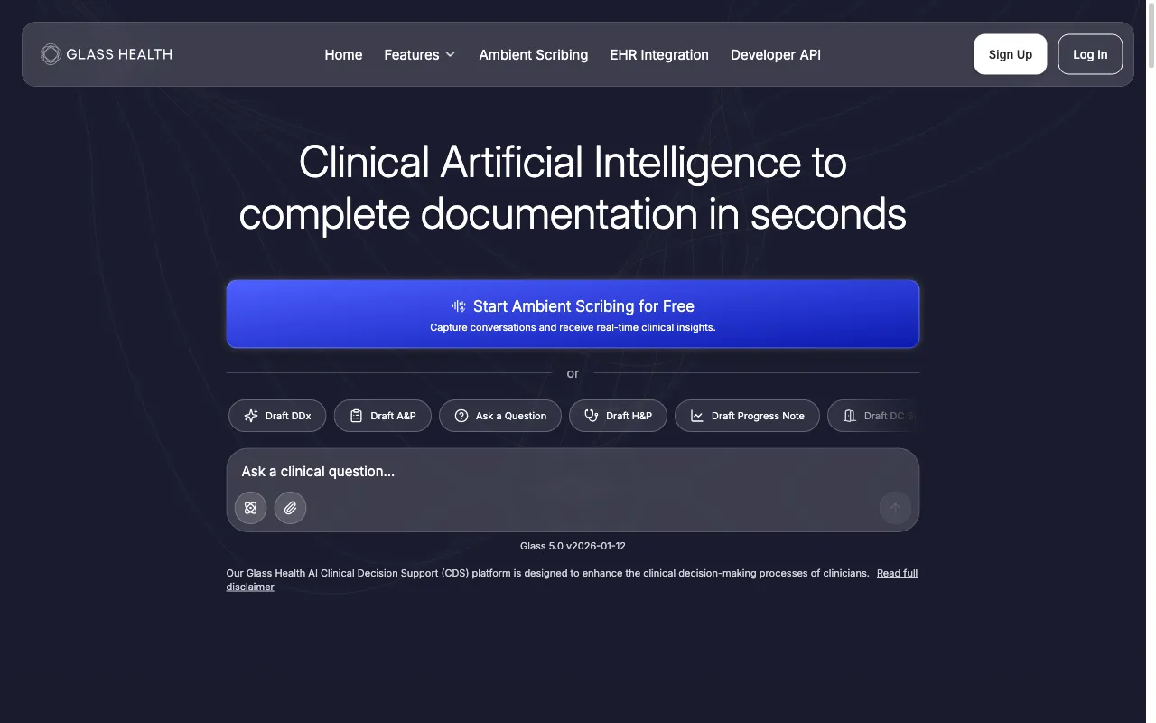 Glass Health — preview screenshot