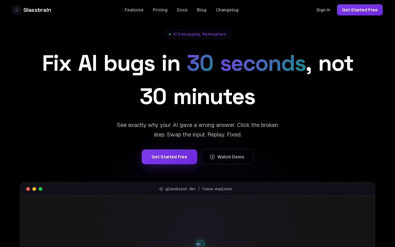 Glassbrain — preview screenshot