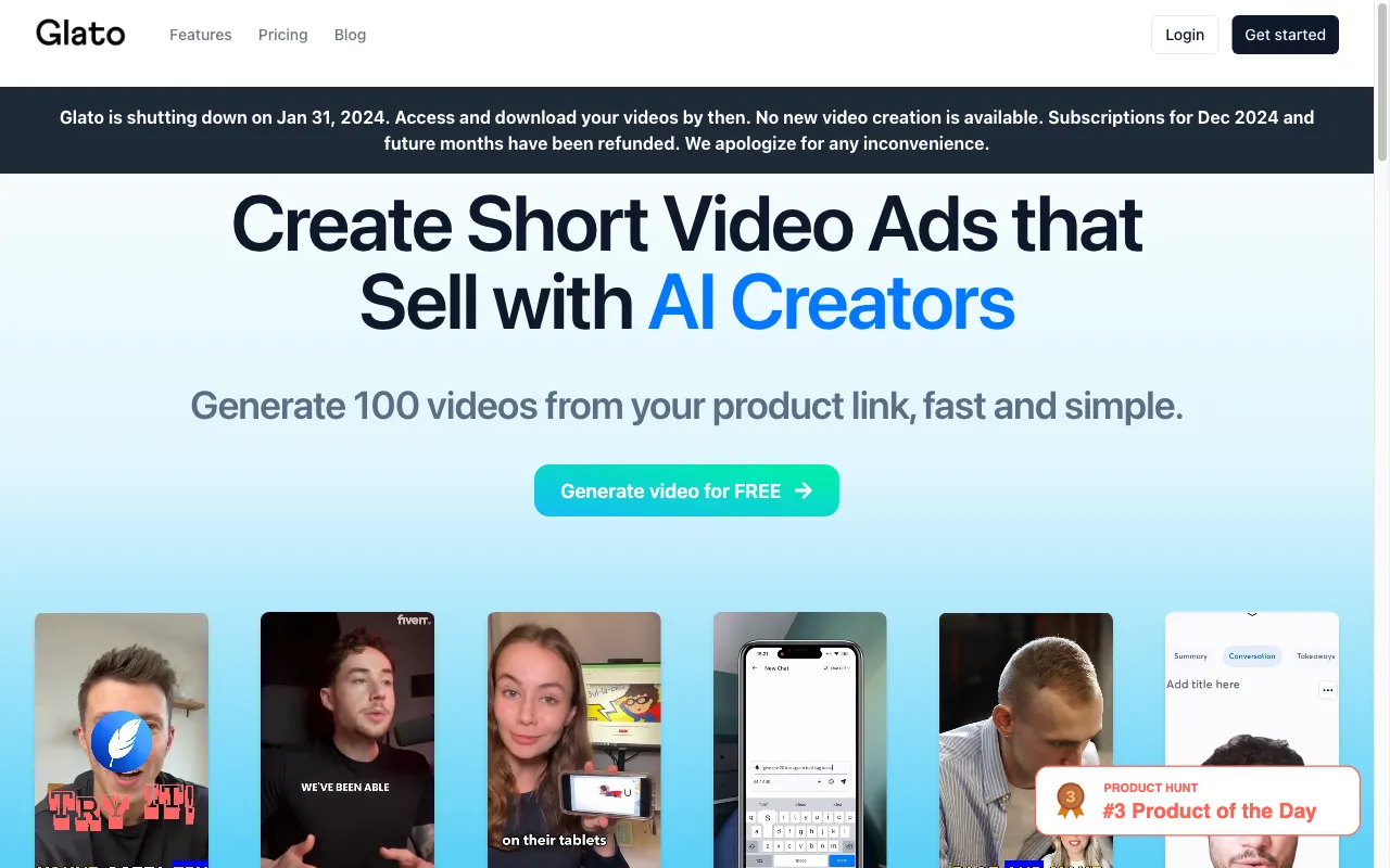 Glato AI (Beta) — preview screenshot