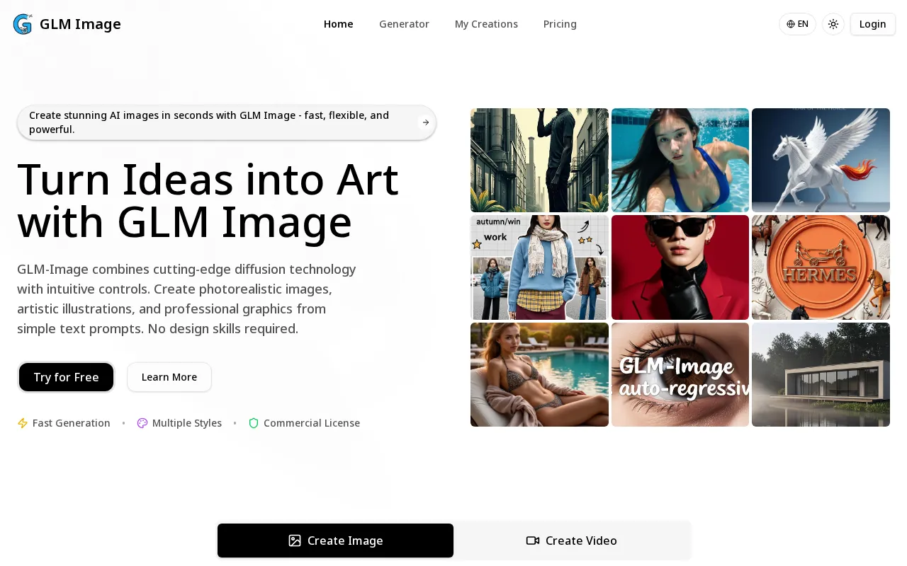 GLM Image — preview screenshot