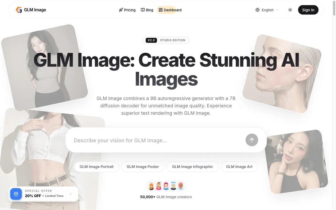 GLM Image — preview screenshot