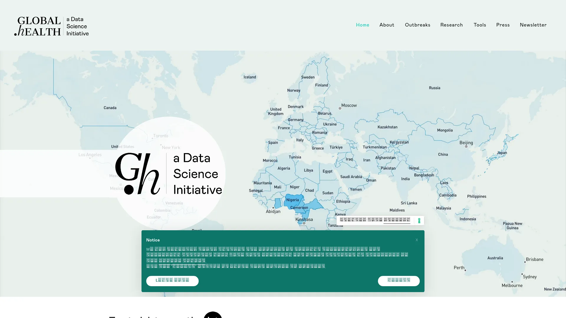 Global.health — preview screenshot