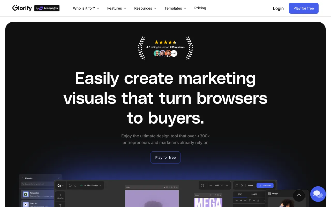 glorifyapp.com — preview screenshot