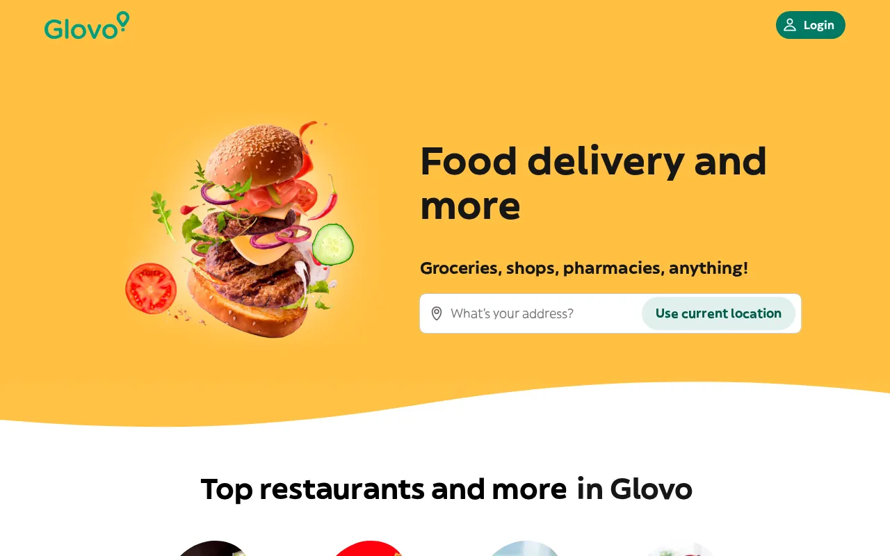 Glovoapp — preview screenshot