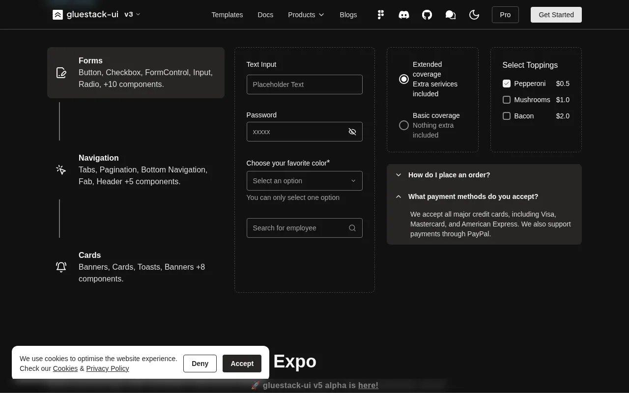 gluestack — preview screenshot