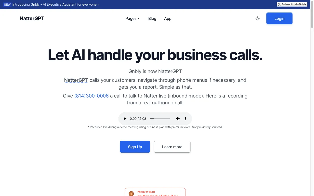 NatterGPT — preview screenshot