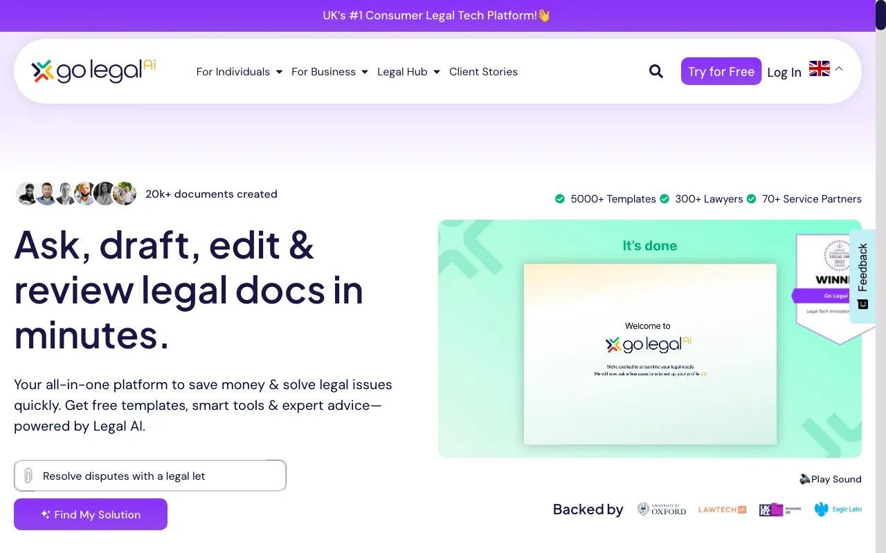 Go Legal Ai — preview screenshot