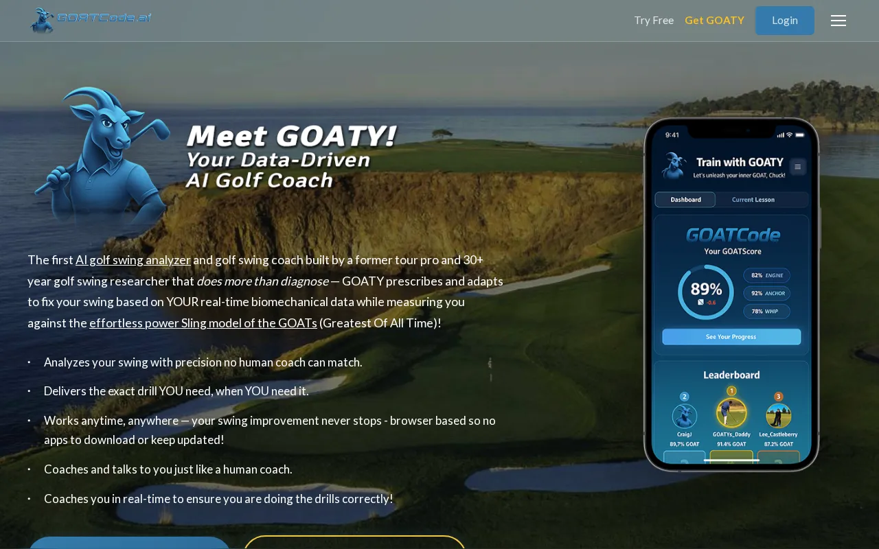 GOATCode.ai — preview screenshot