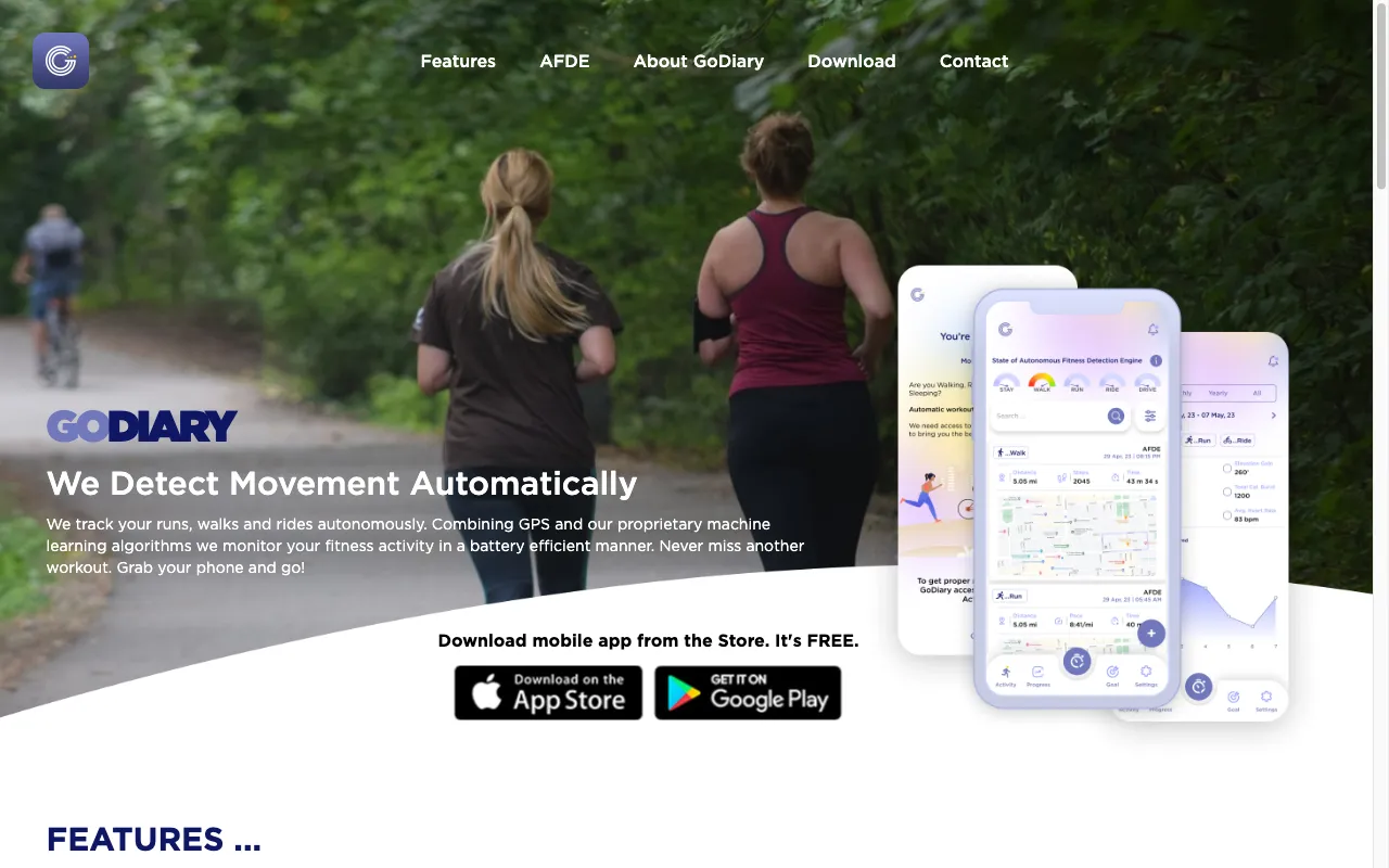 GoDiary — preview screenshot