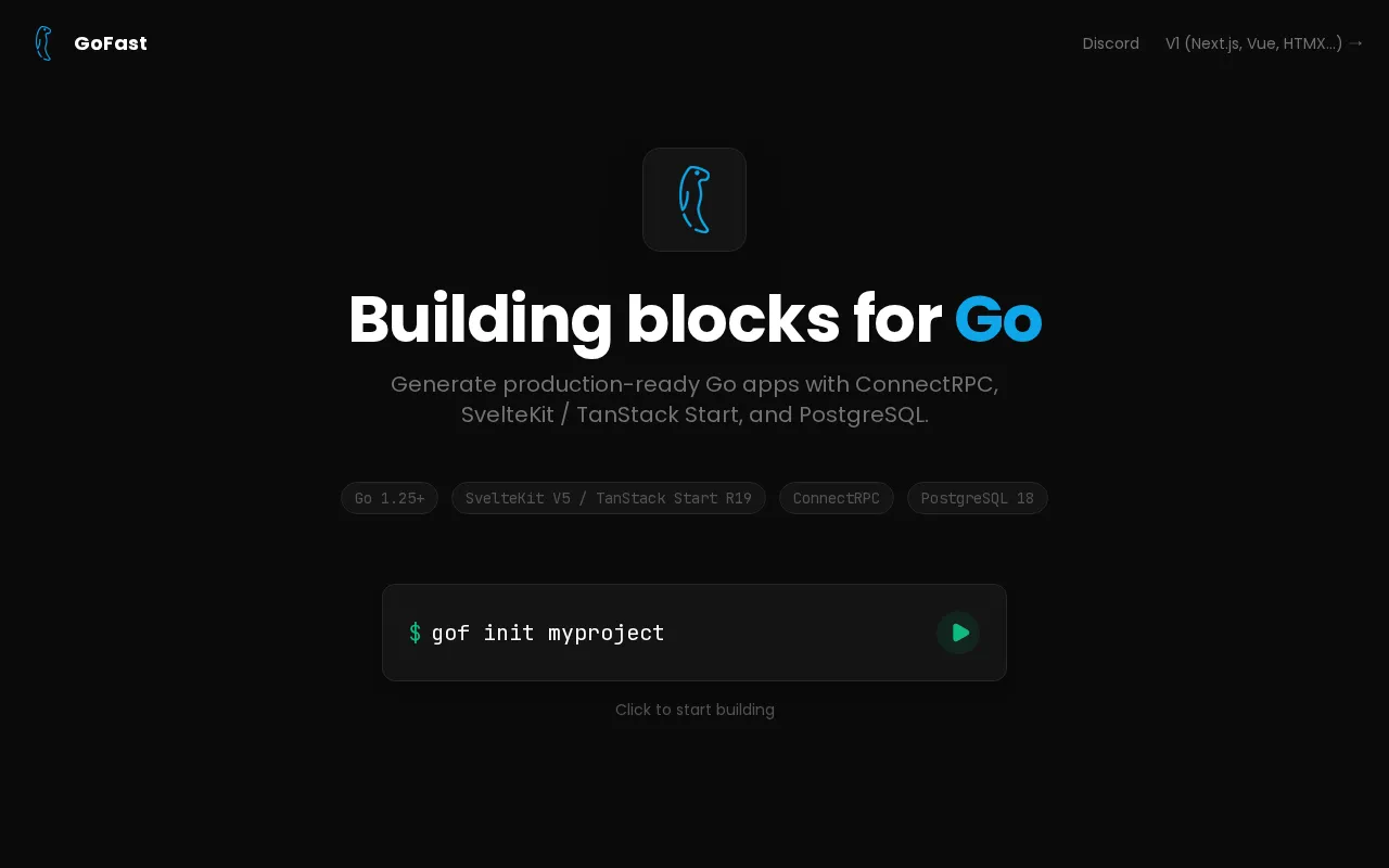 GoFast — preview screenshot