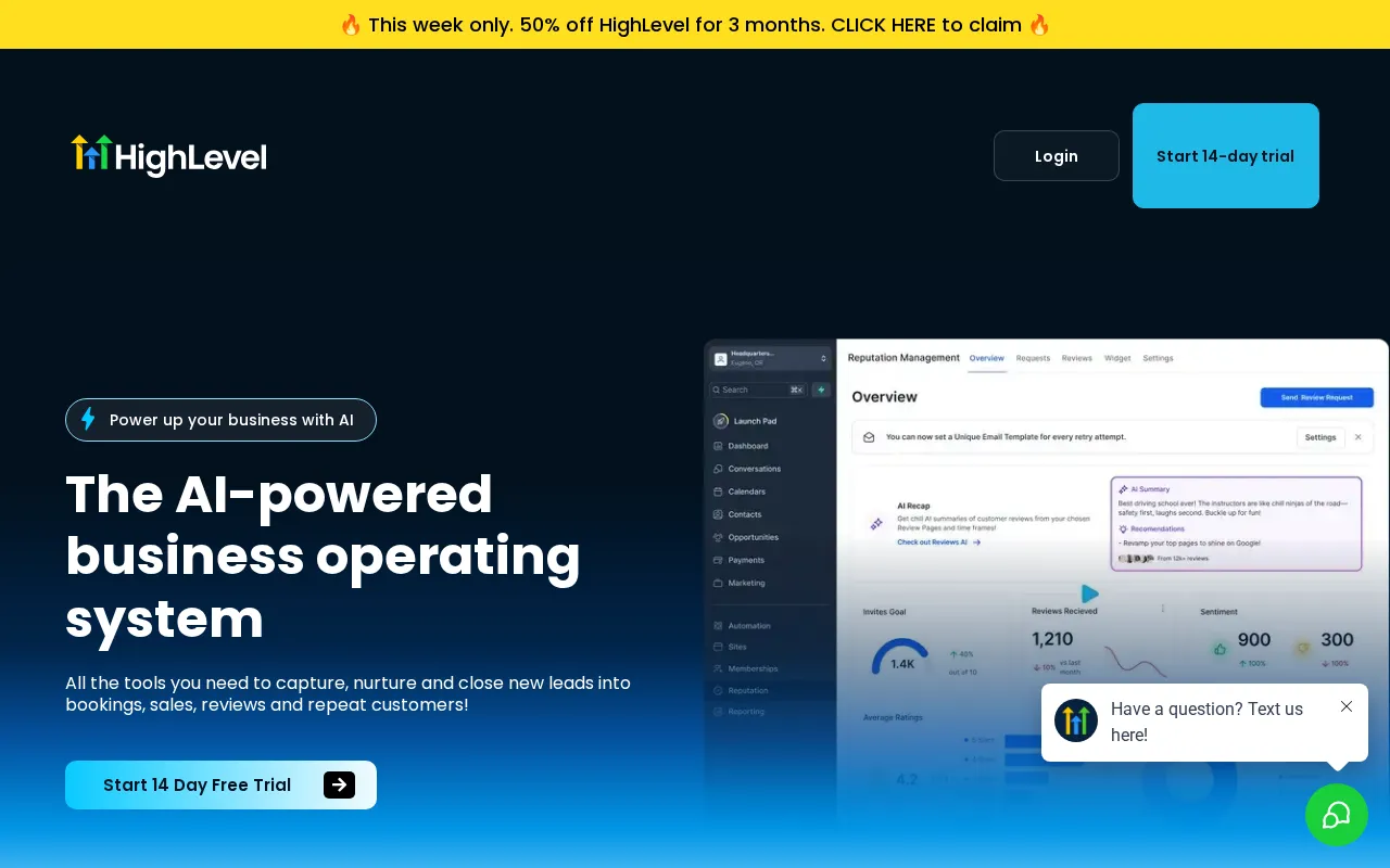 Gohighlevel — preview screenshot