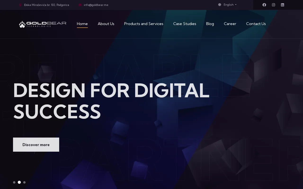 GoldBear Technologies — preview screenshot
