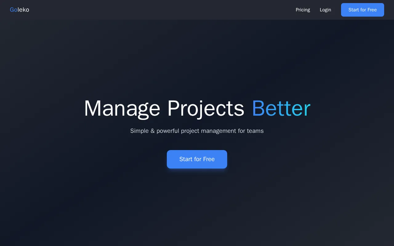 Goleko — preview screenshot