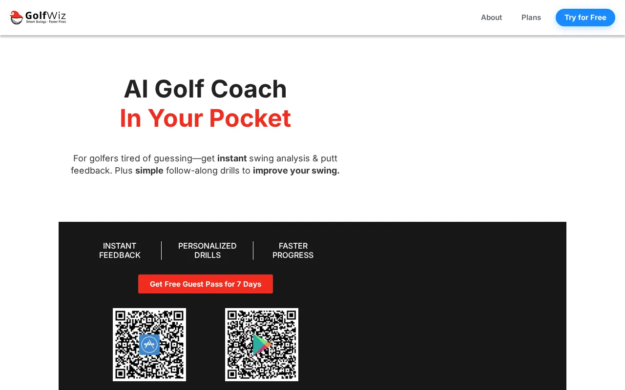 GolfWiz AI — preview screenshot