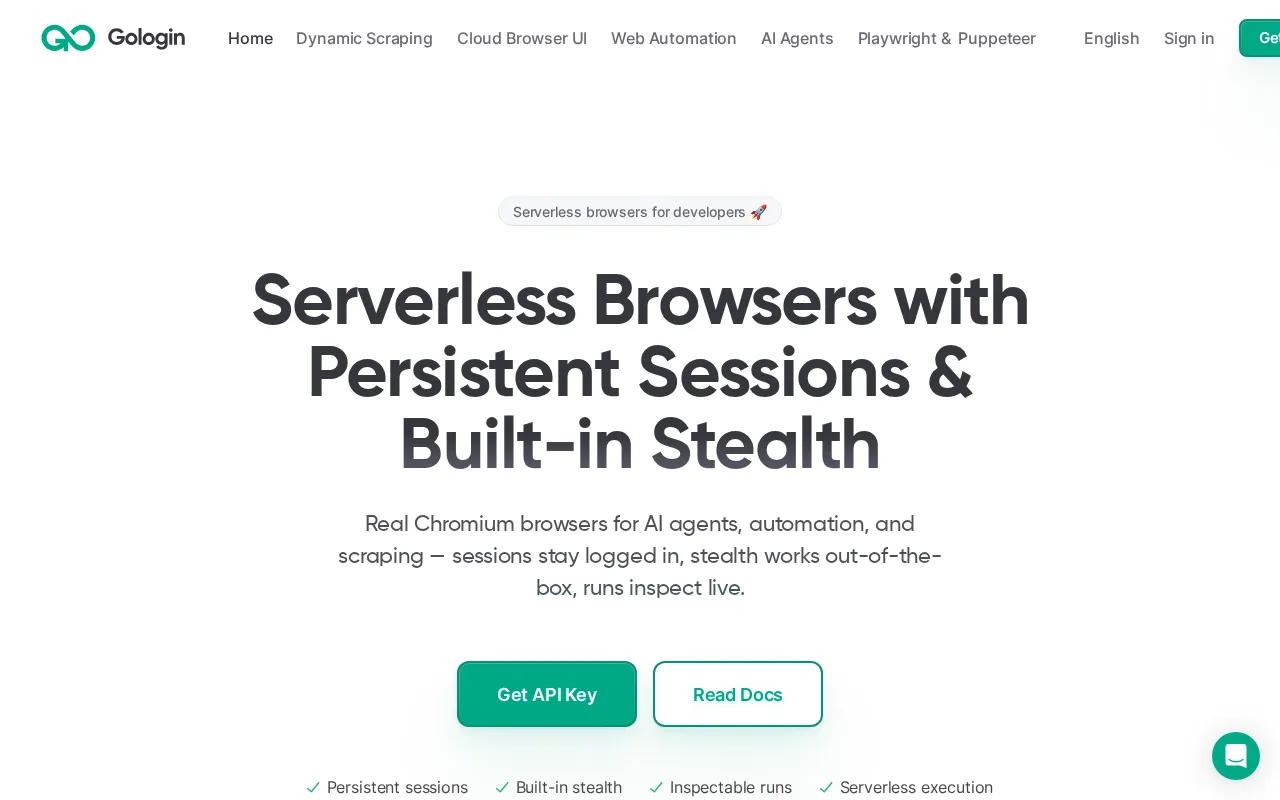 Gologin Cloud Browser — preview screenshot