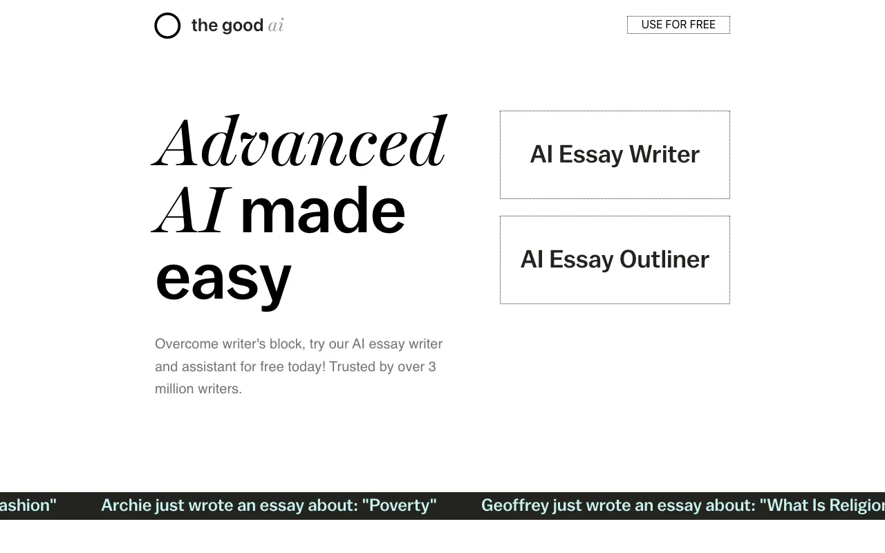 Good AI — preview screenshot
