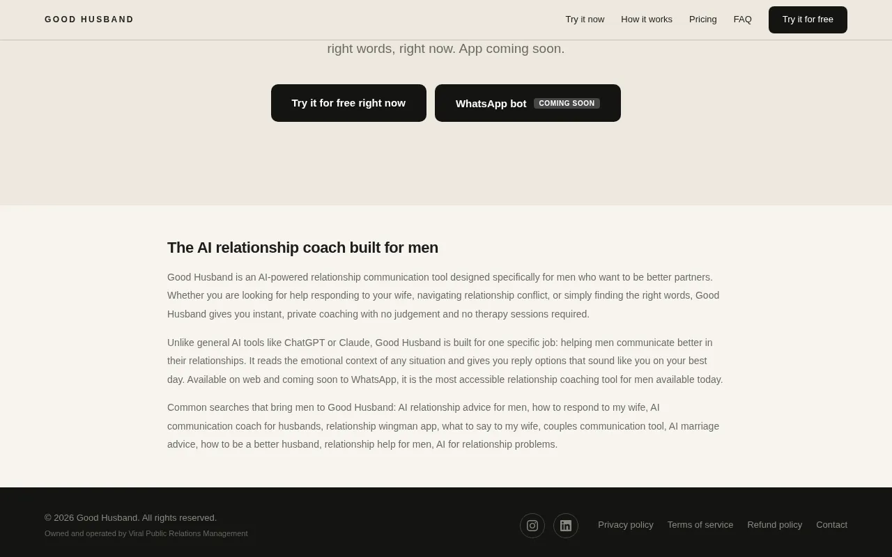 Good Husband — preview screenshot