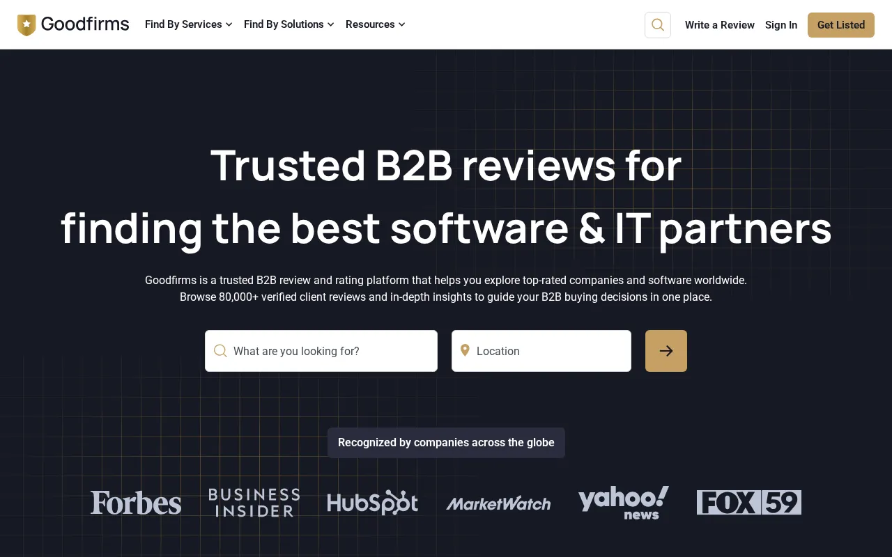 GoodFirms — preview screenshot