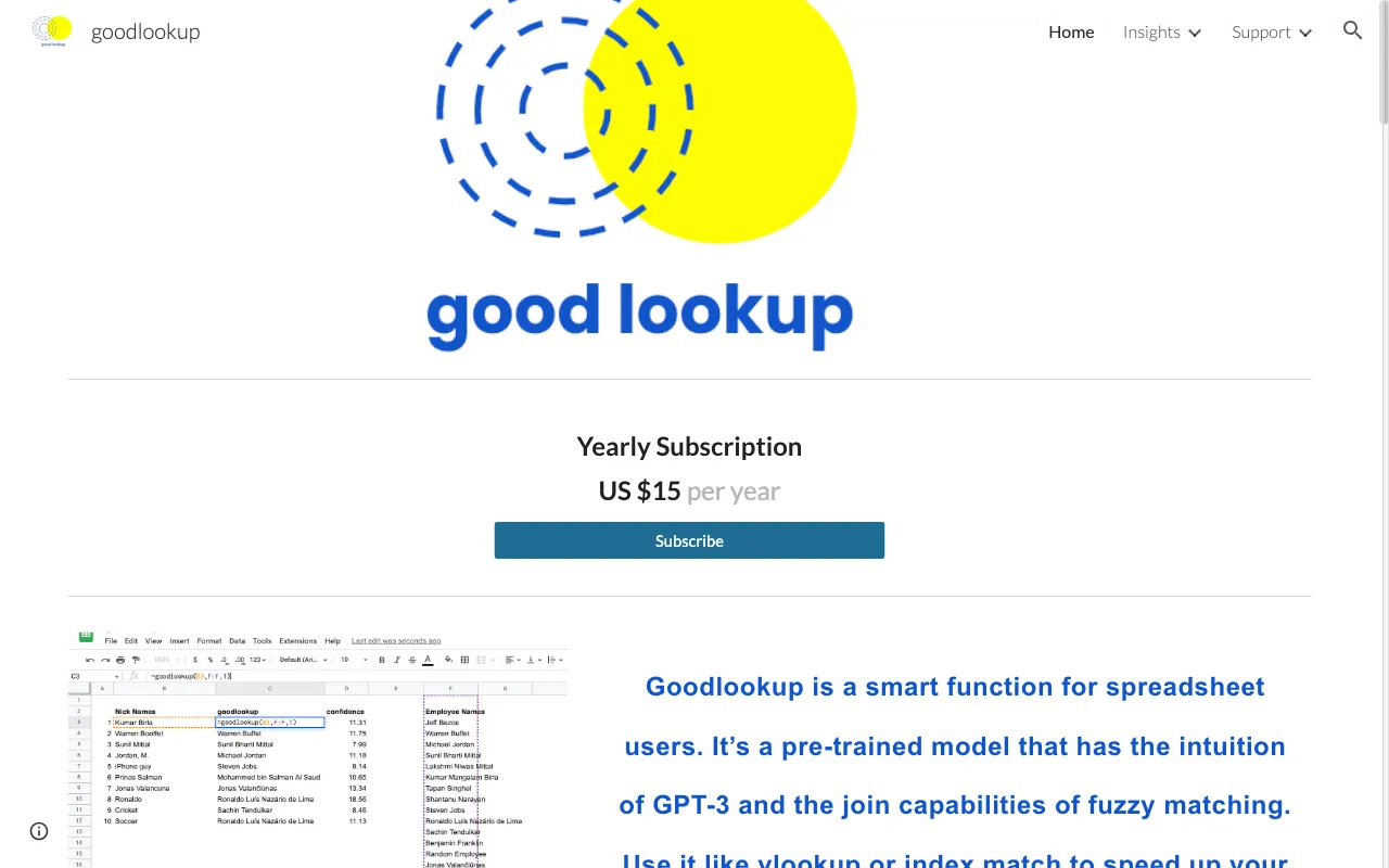 Goodlookup — preview screenshot