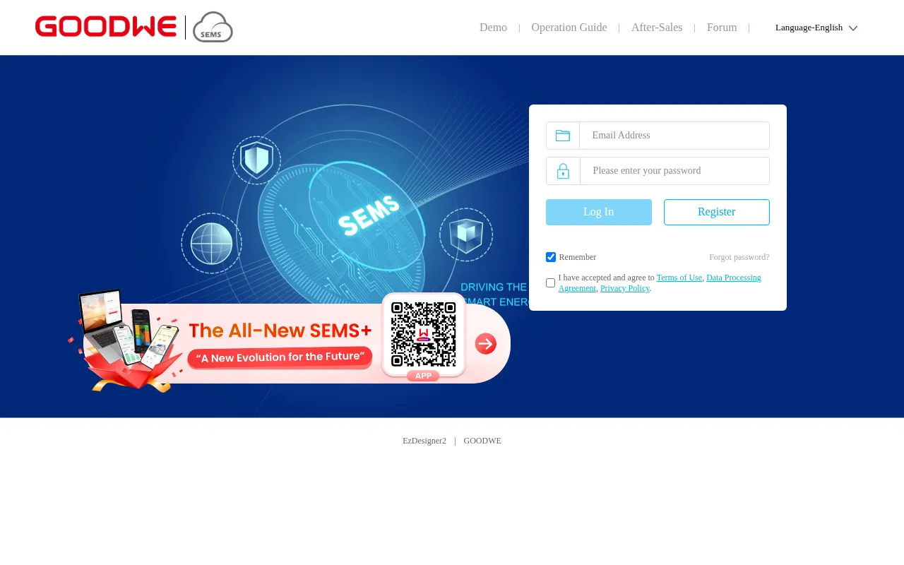 GoodWe SEMS Portal — preview screenshot