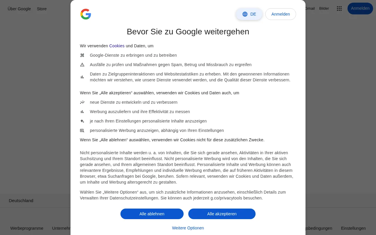 Google — preview screenshot
