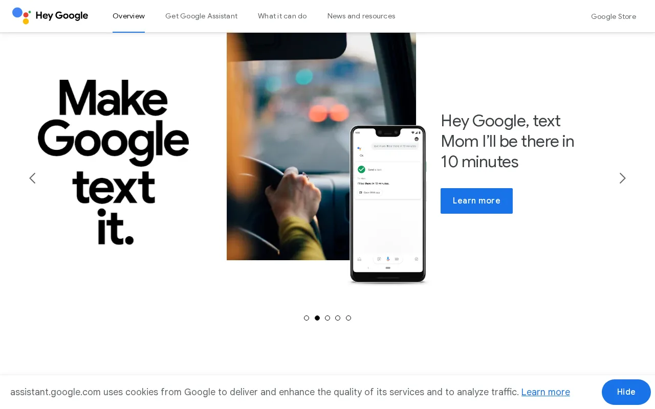 Google Assistant — preview screenshot