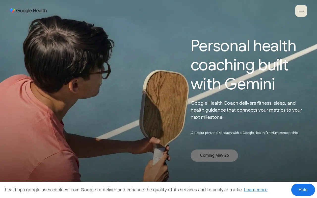 Google Health Coach — preview screenshot