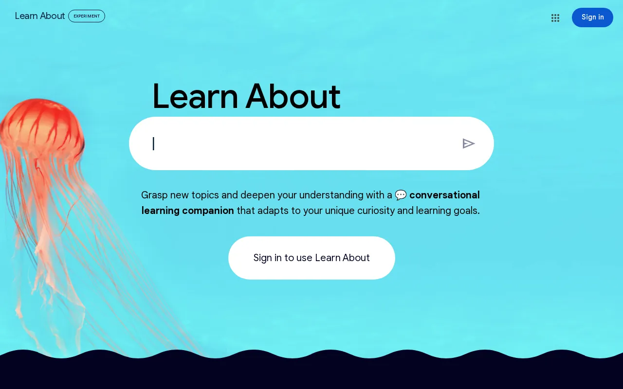 Google Learn About — preview screenshot