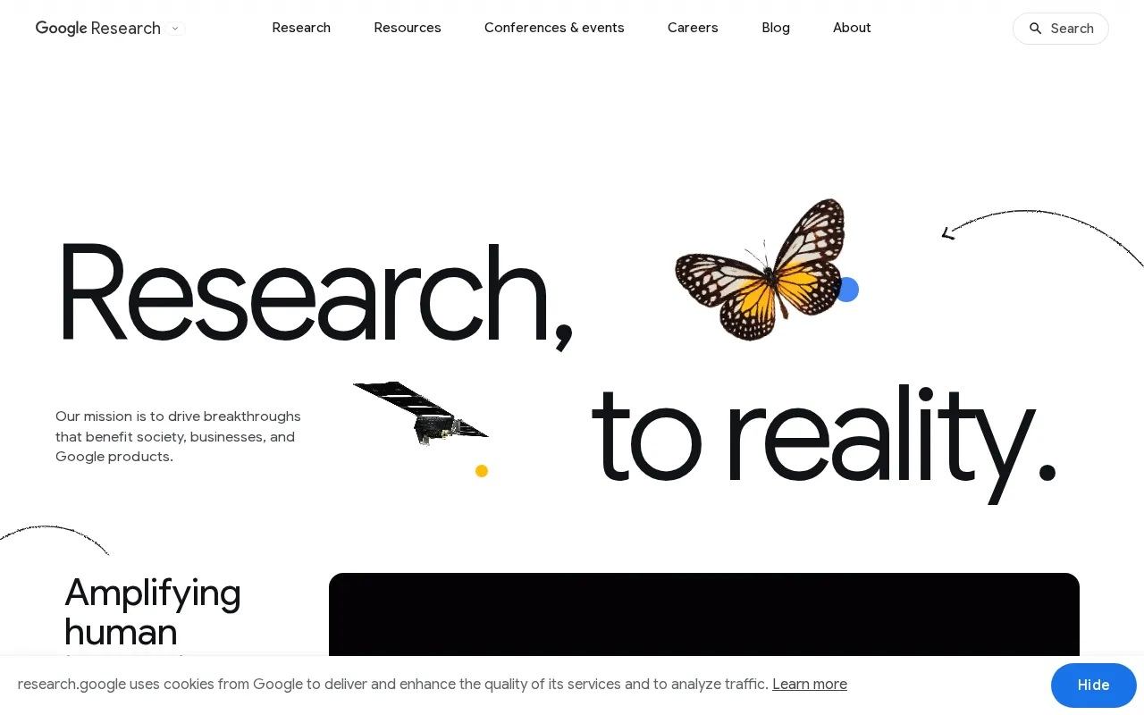 Google Research — preview screenshot