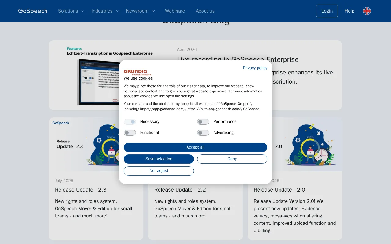 GoSpeech — preview screenshot