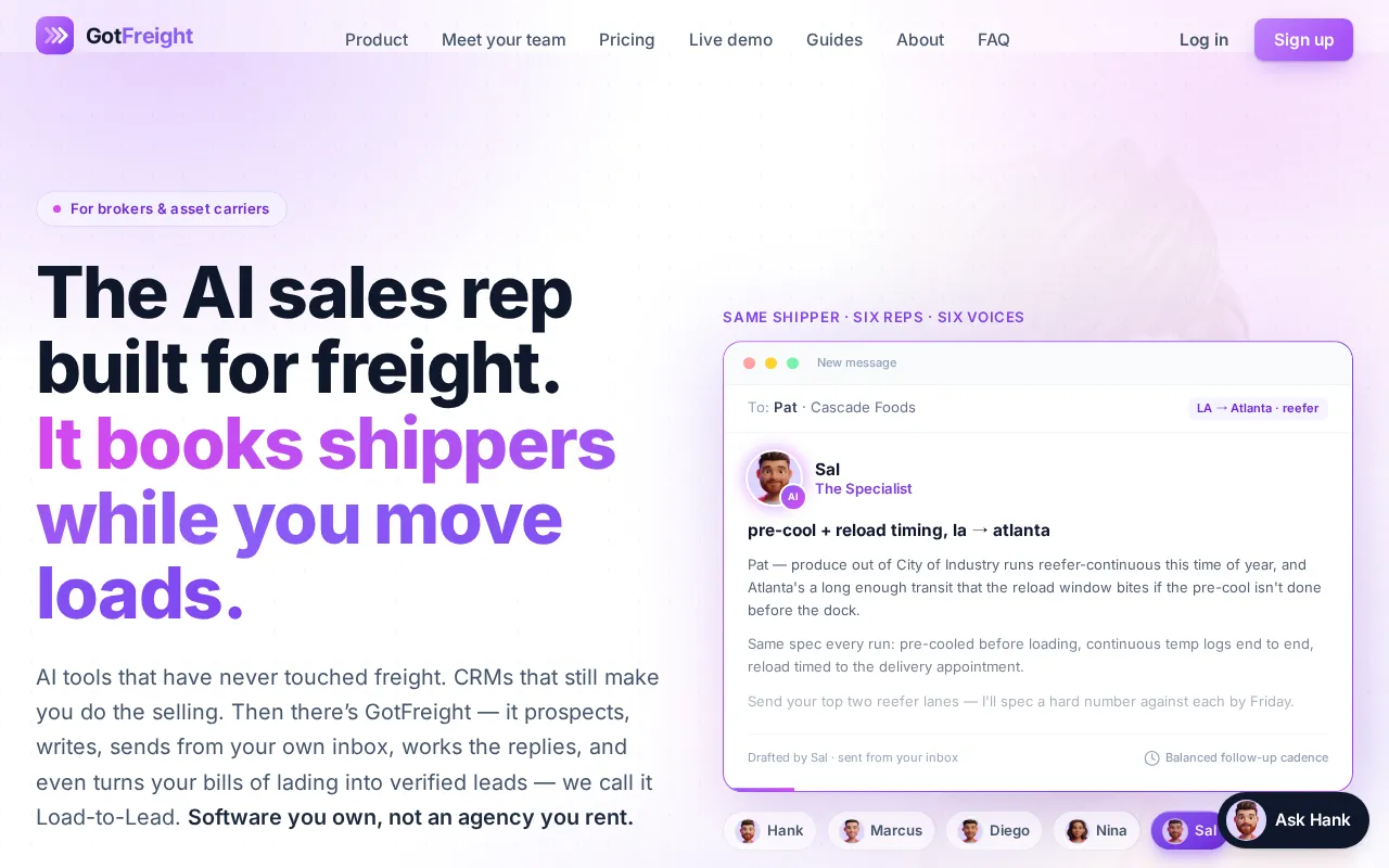 GotFreight.io — preview screenshot