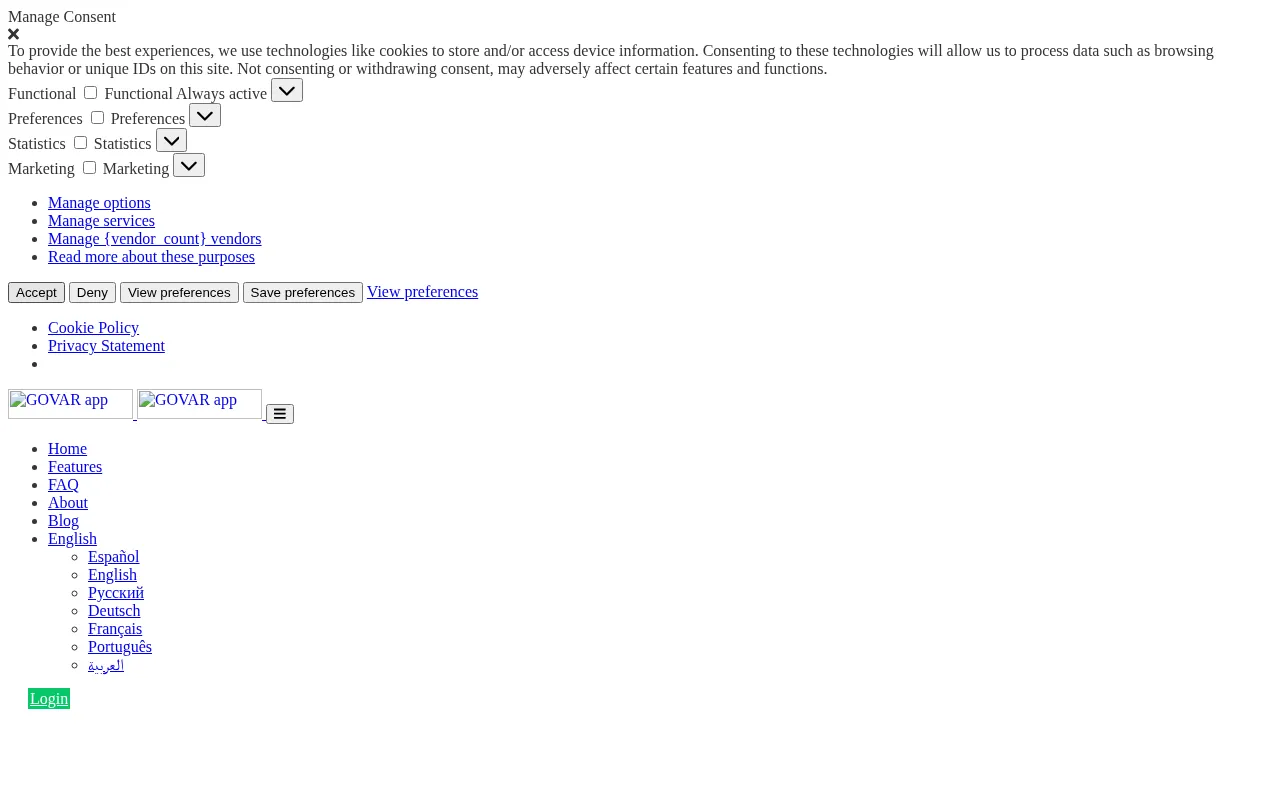 Govar — preview screenshot