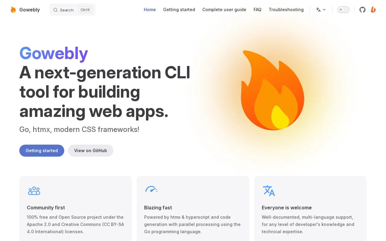 Gowebly — preview screenshot
