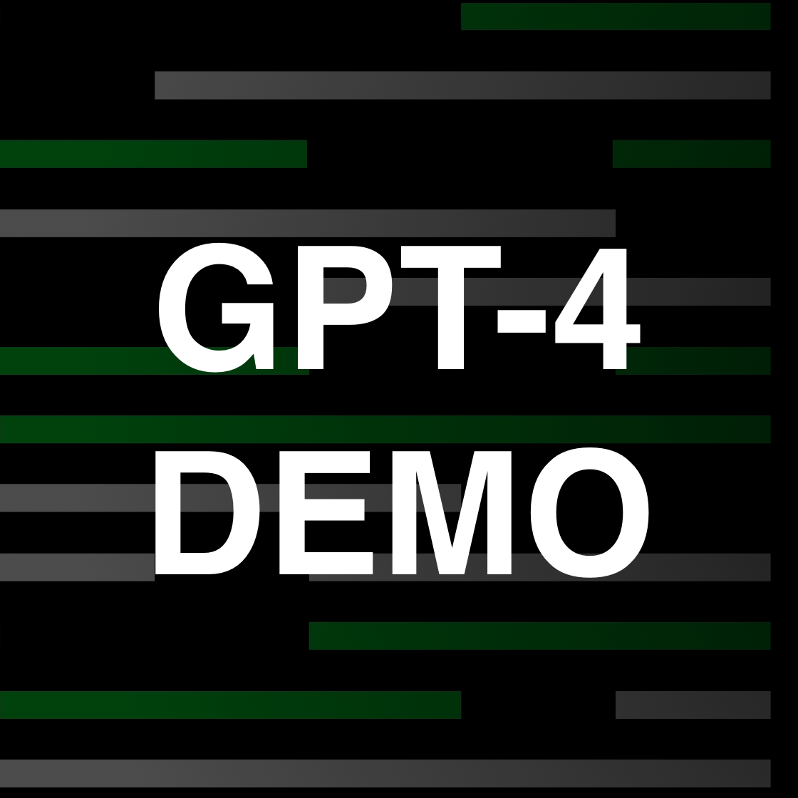 GPT-4 Demo