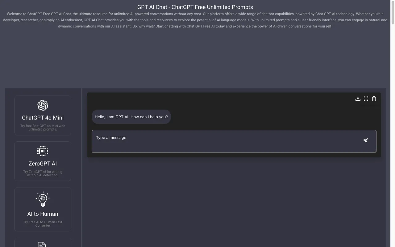 GPT AI Chat — preview screenshot