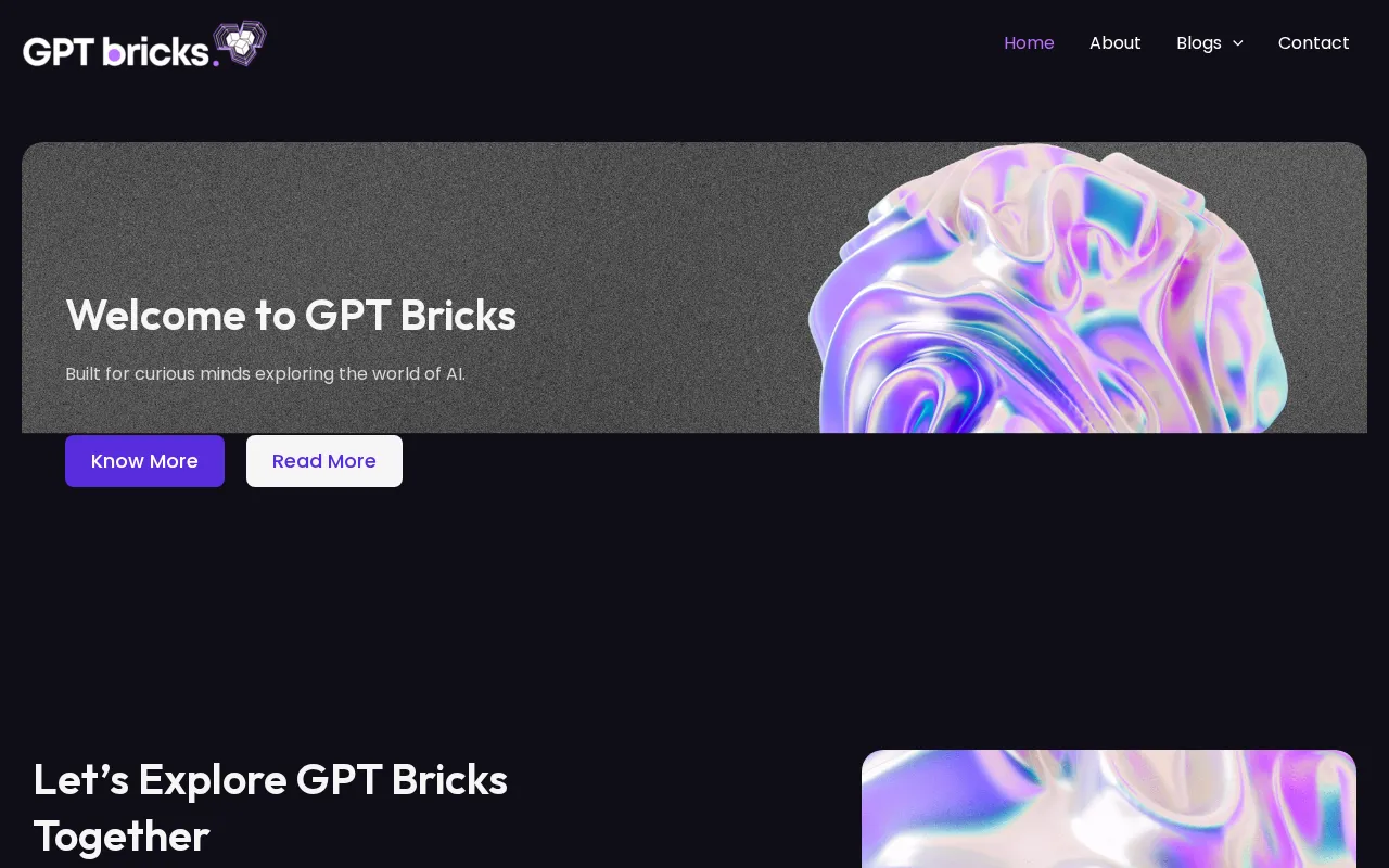 GPT Bricks — preview screenshot