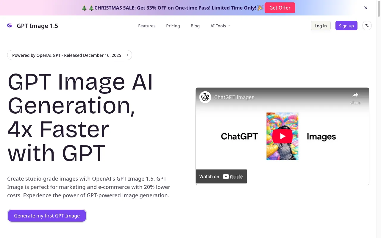 GPT Image 1.5 Generator — preview screenshot