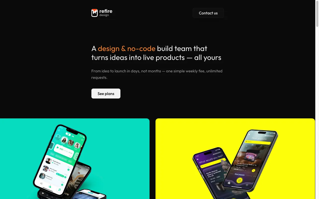 Refire Design — preview screenshot