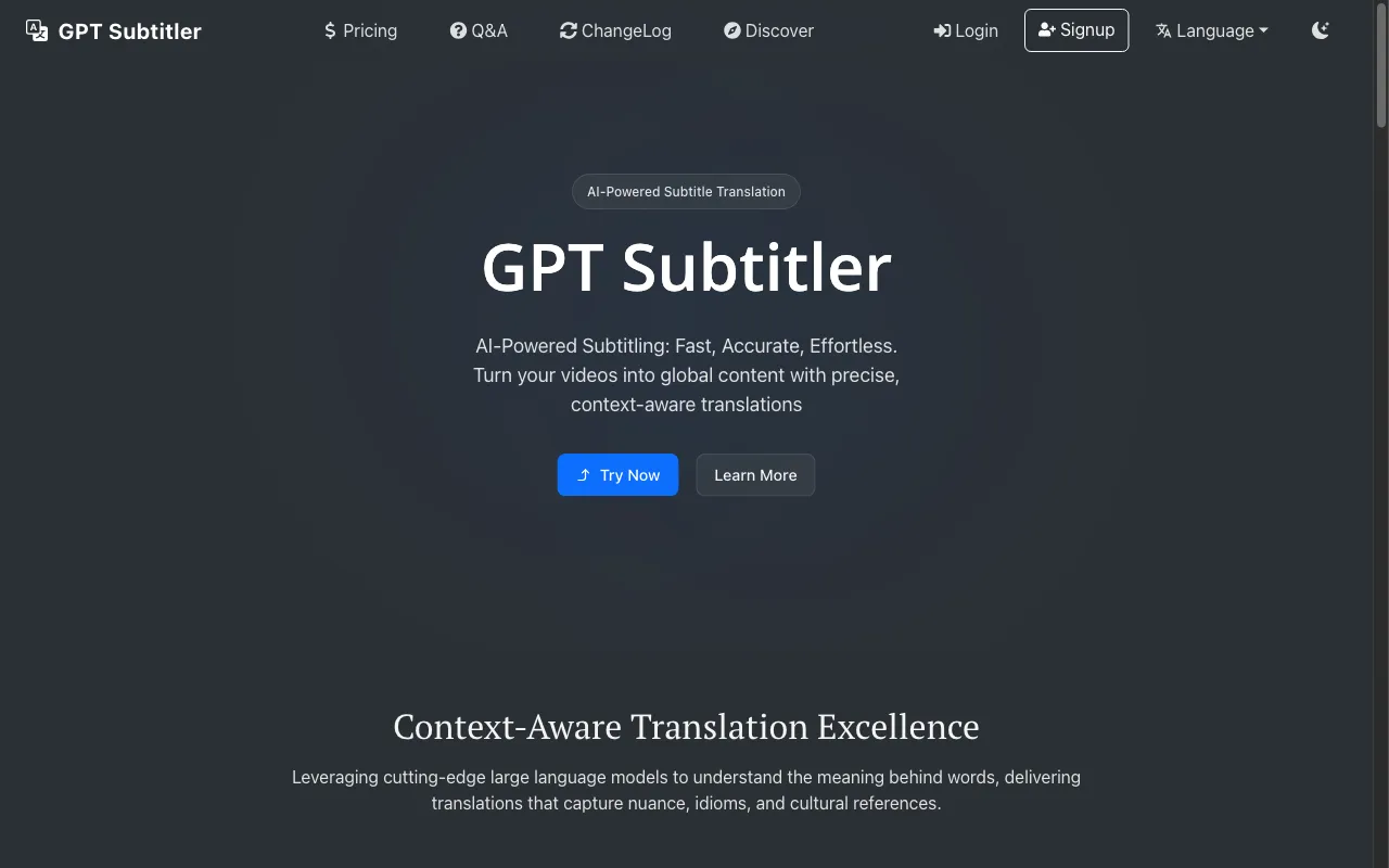 GPT Subtitler — preview screenshot