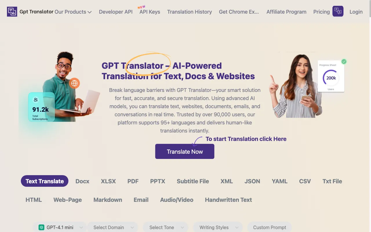 GPT Translator — preview screenshot